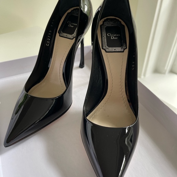 Christian Dior Pump Heels Black Women’s size 6 - Picture 3 of 13